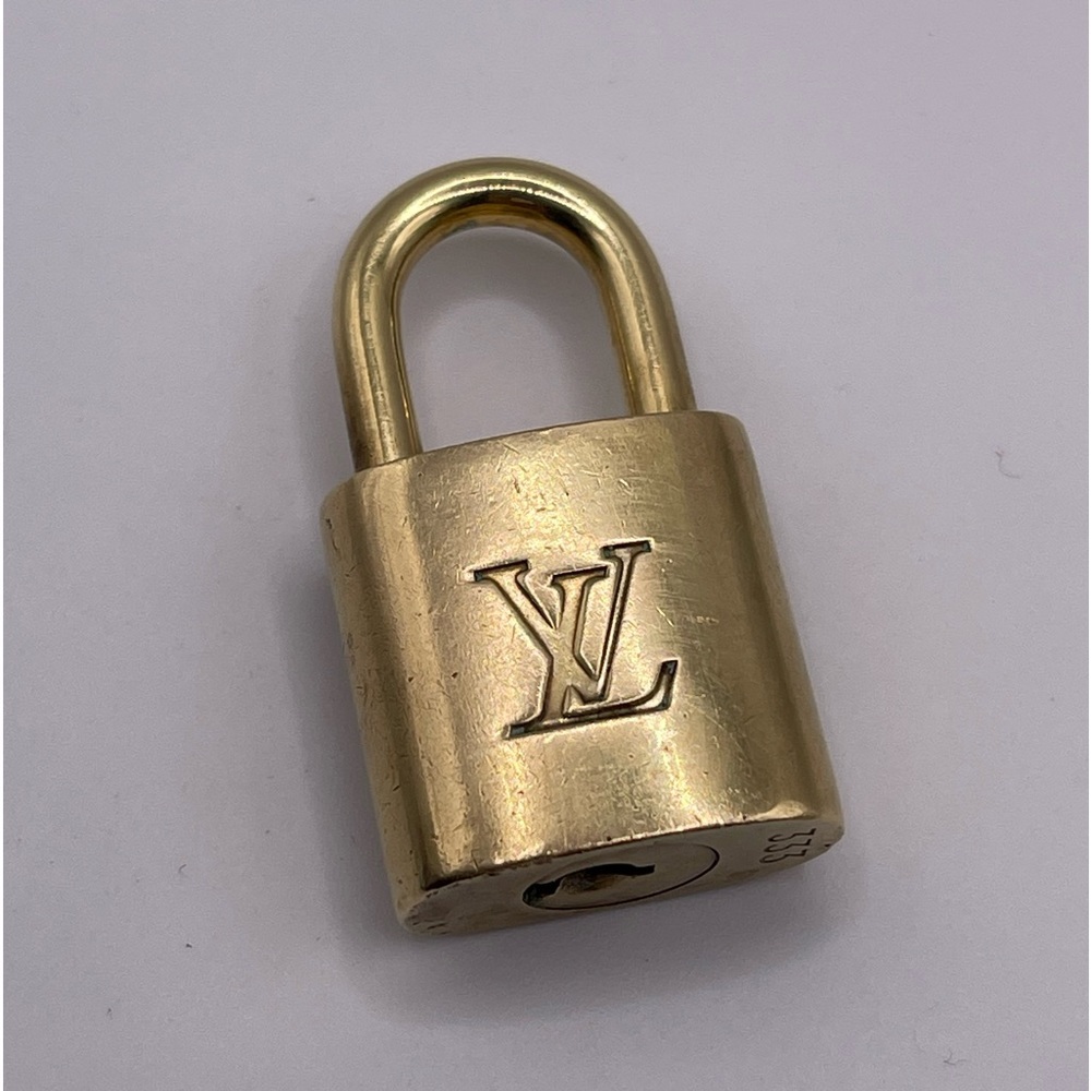 100% Authentic and pre loved Louis Vuitton- Angel number - Gold Lock #333 No Key